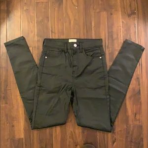 Faux leather leggings